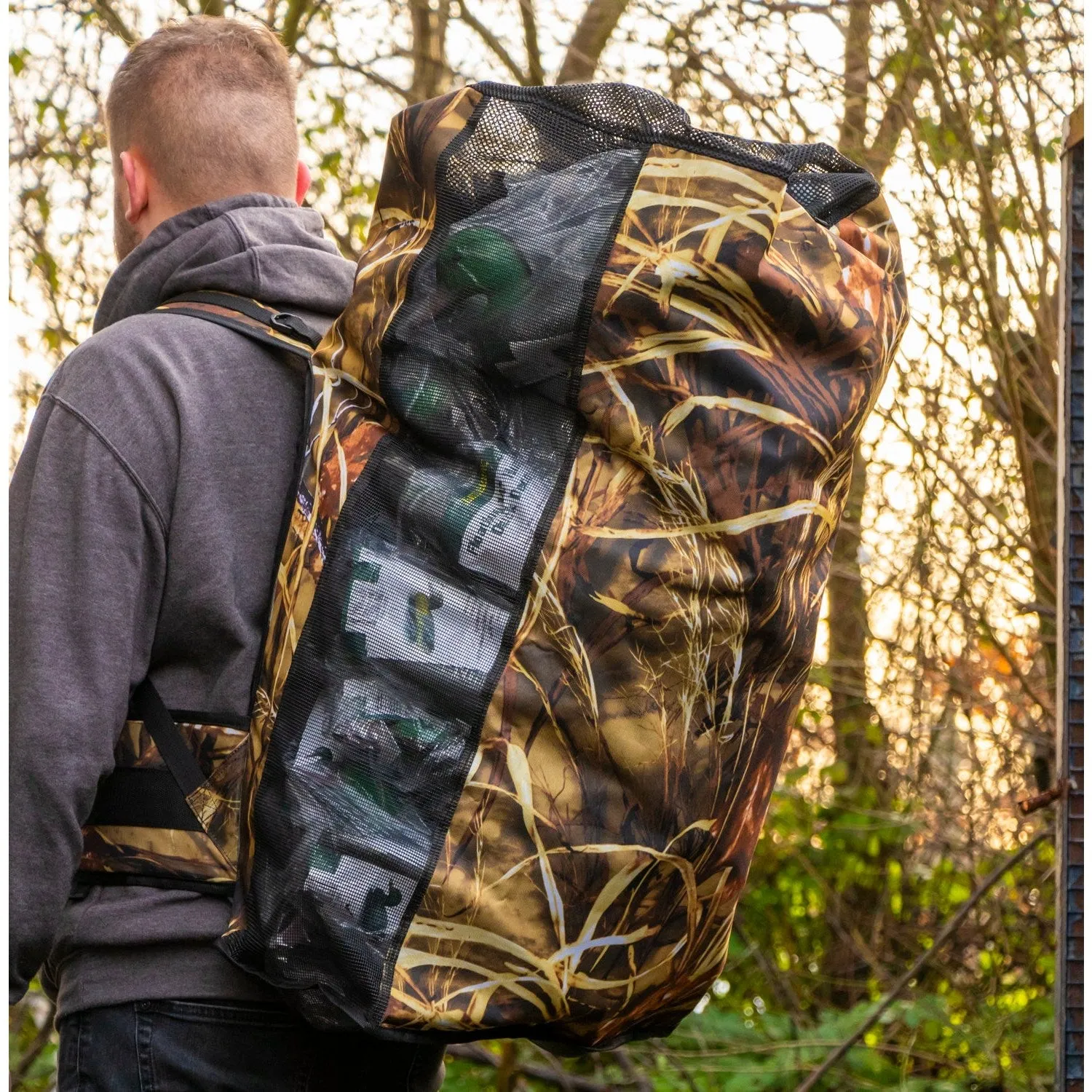 Nitehawk 100L Goose/Duck Decoy Backpack, Shooting/Hunting Holdall Rucksack Bag