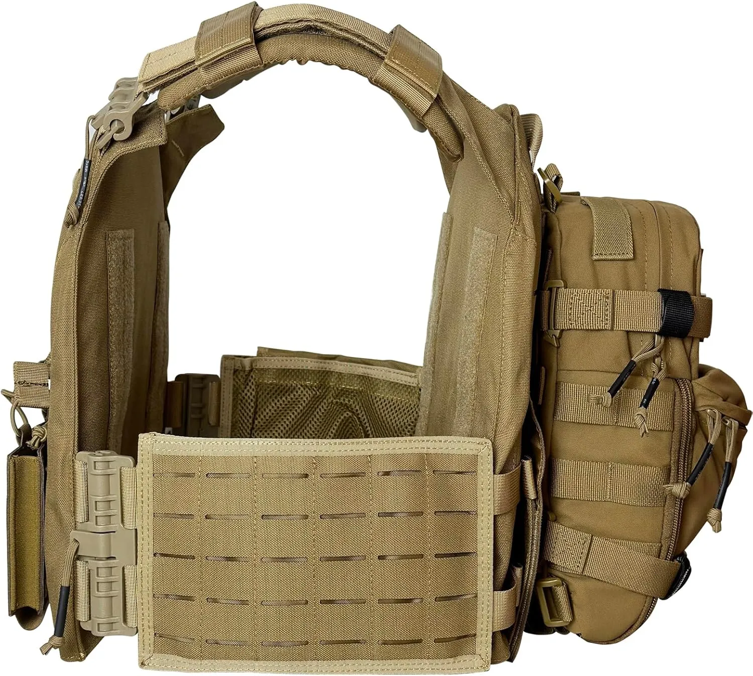Nylon Fabric tactical suit Quick Release Vest with Hydration Backpack and Triple Tool Pouch