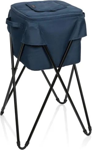 ONIVA - a Picnic Time brand Camping Party Cooler with Stand, Standing Ice Cooler Bag, Leakproof Tub Cooler Stand with Travel Bag