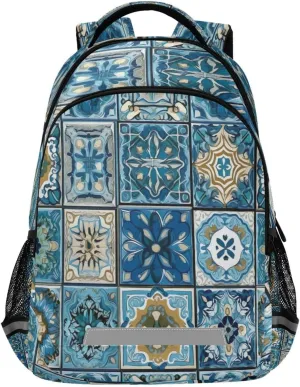 Oriental Designs Student Backpack 12.9 Inch Laptop Backpack, School Shoulder Bag for Boys & Girls