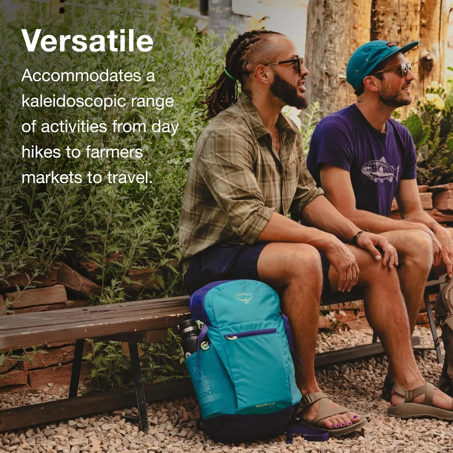 Osprey Daylite Plus Commuter Backpack, Tan Concrete