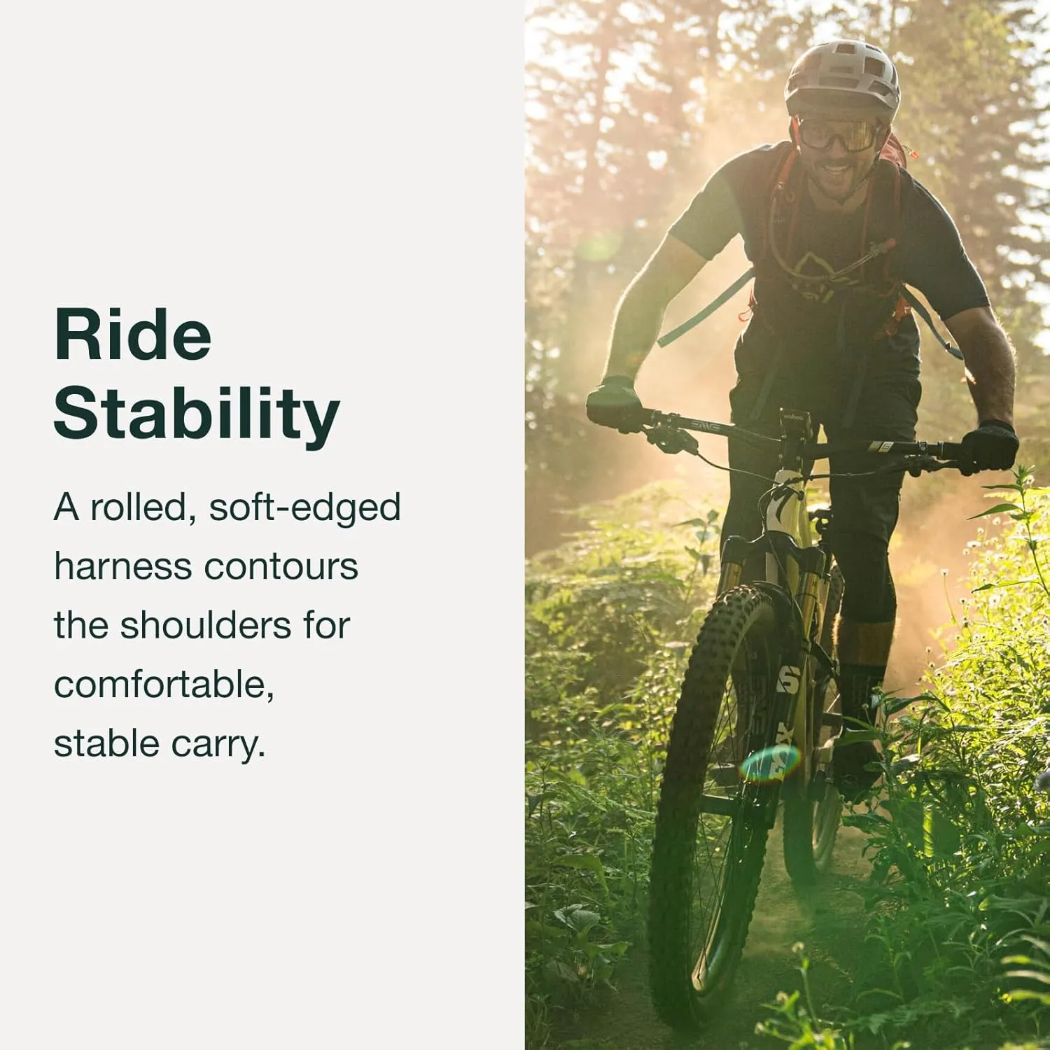 Osprey Katari 3L Men's Biking Backpack with Hydraulics Reservoir, Green Creek