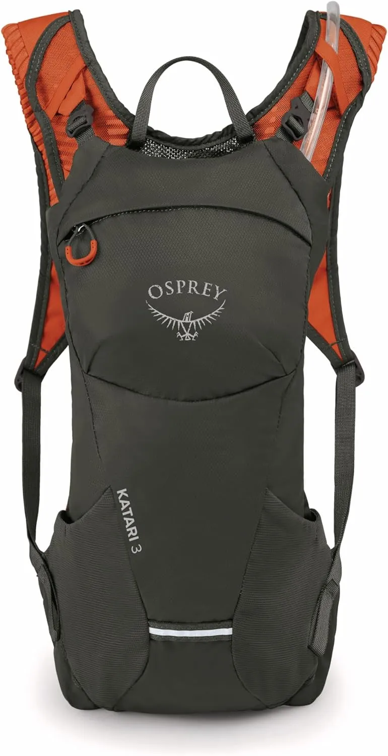 Osprey Katari 3L Men's Biking Backpack with Hydraulics Reservoir, Green Creek