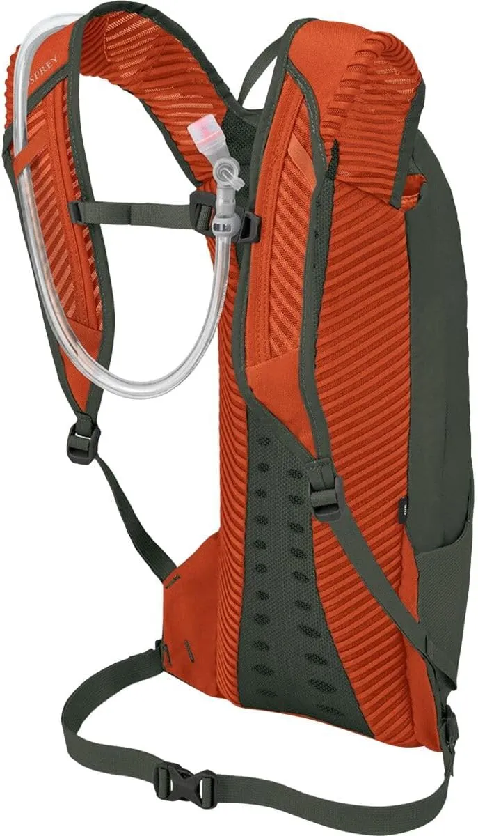 Osprey Katari 7L Men's Biking Backpack with Hydraulics Reservoir, Green Creek