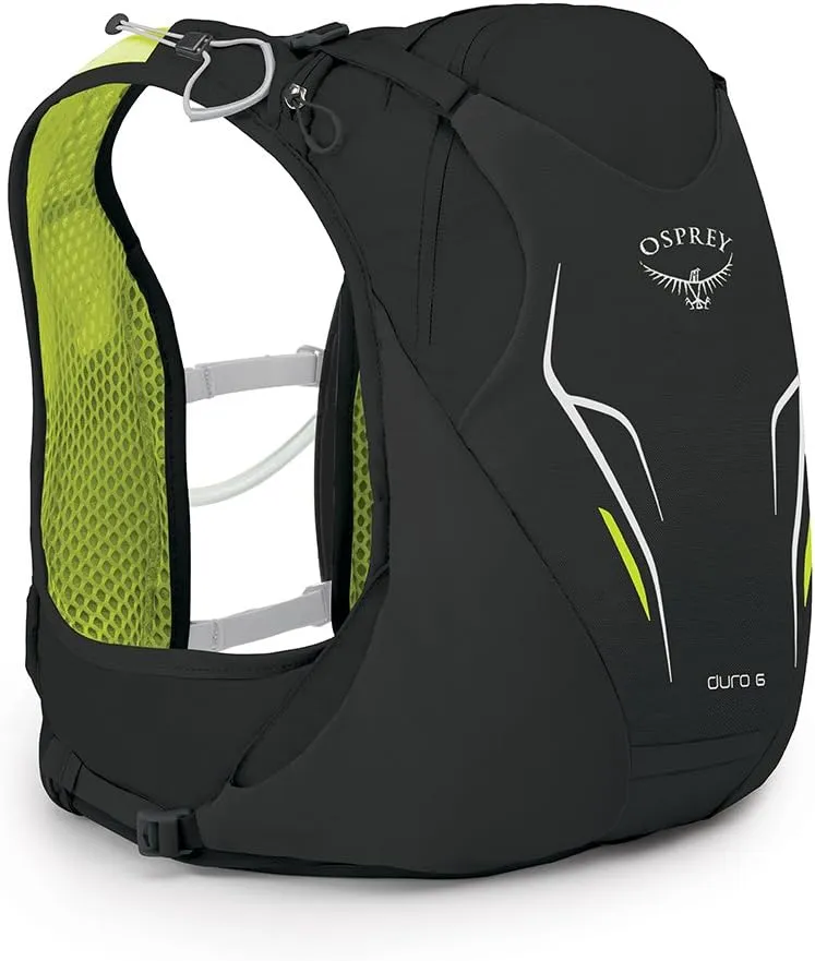 Osprey Packs Osprey Duro 6 Hydration Pack, Electric Black, S/M, Small/Medium