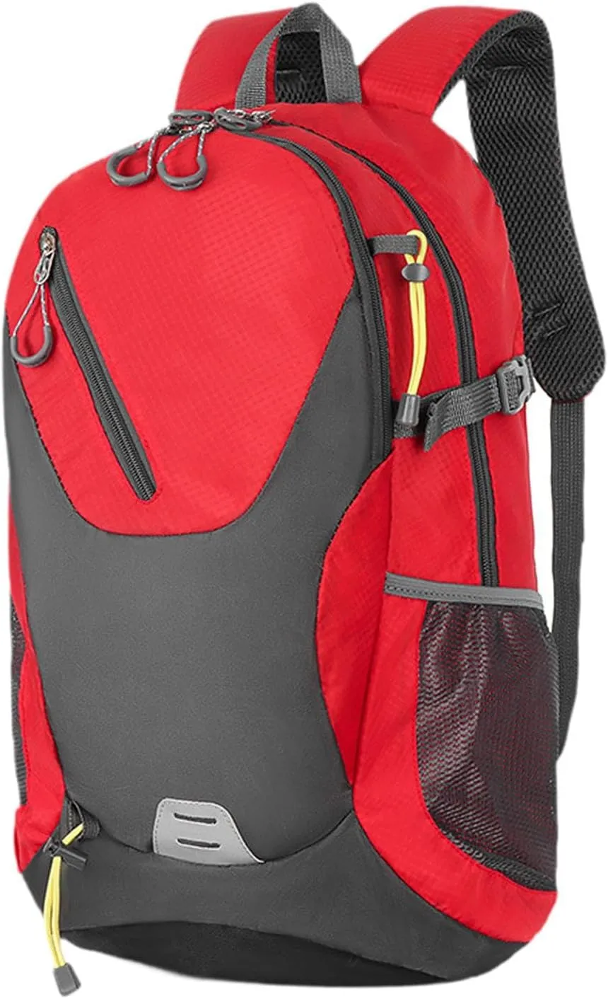 Outdoor Hiking Backpack Cycling Leisure Rucksack Large Capacity Daypack for Outdoor, Red