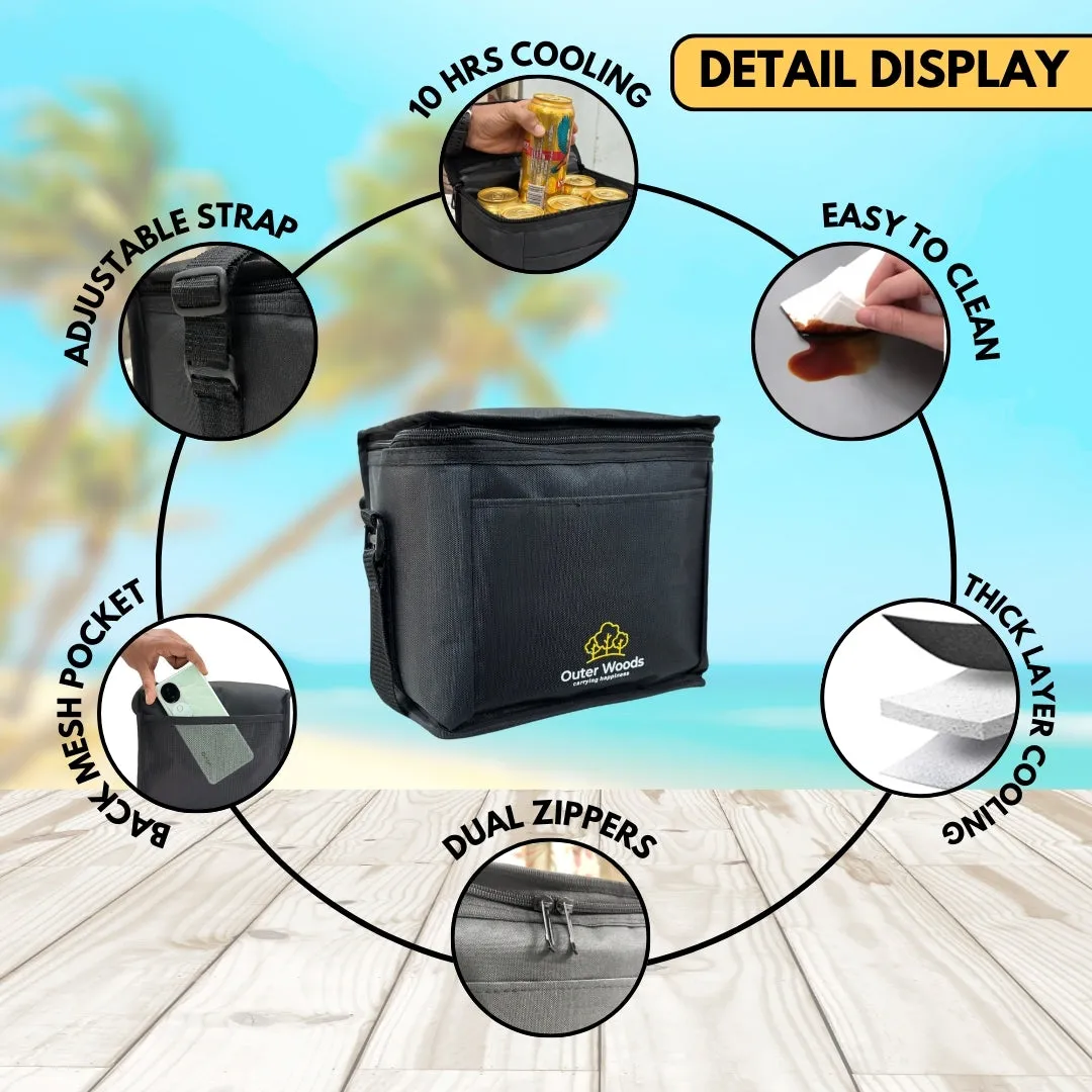 Outer Woods Insulated 6 Can Cooler Bag