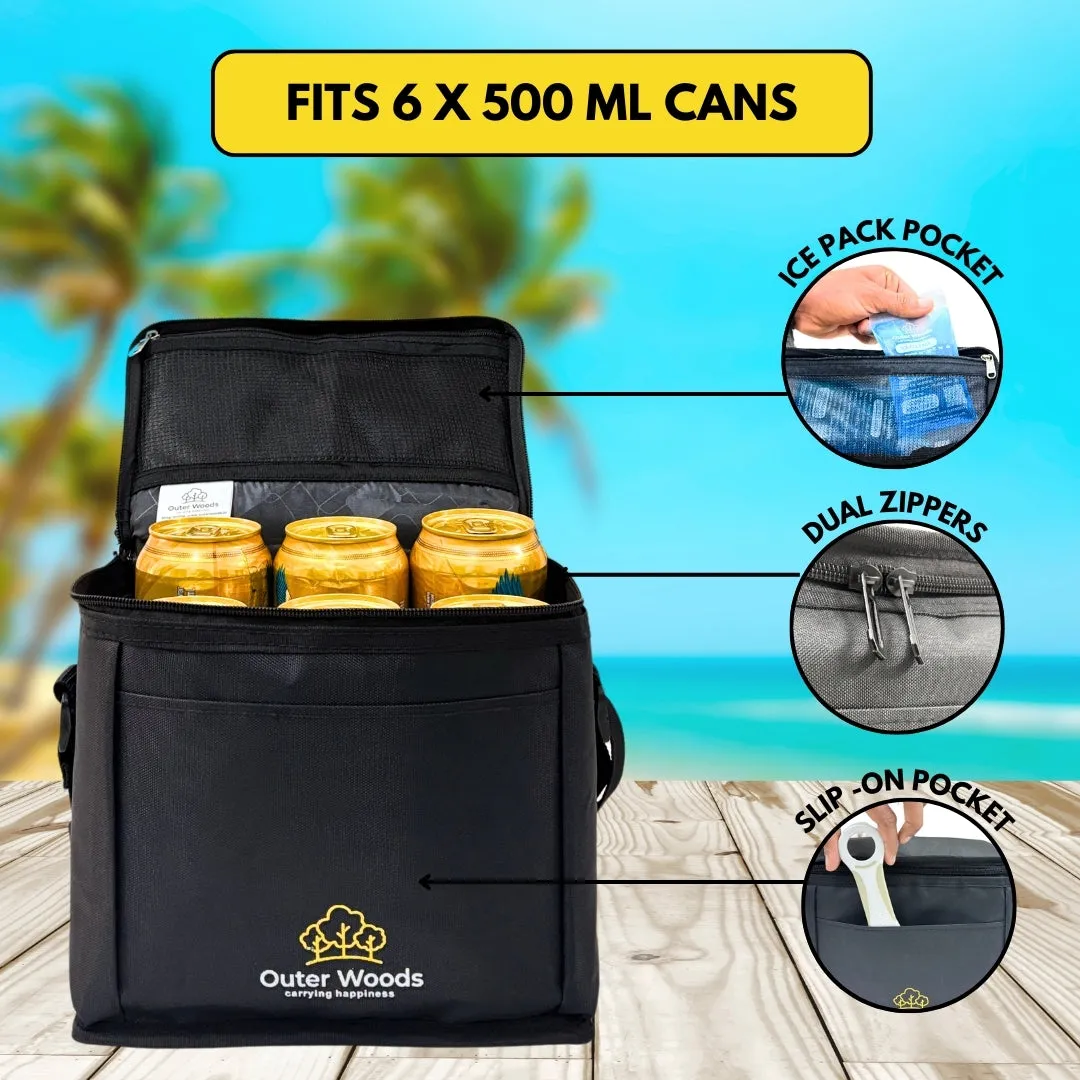 Outer Woods Insulated 6 Can Cooler Bag