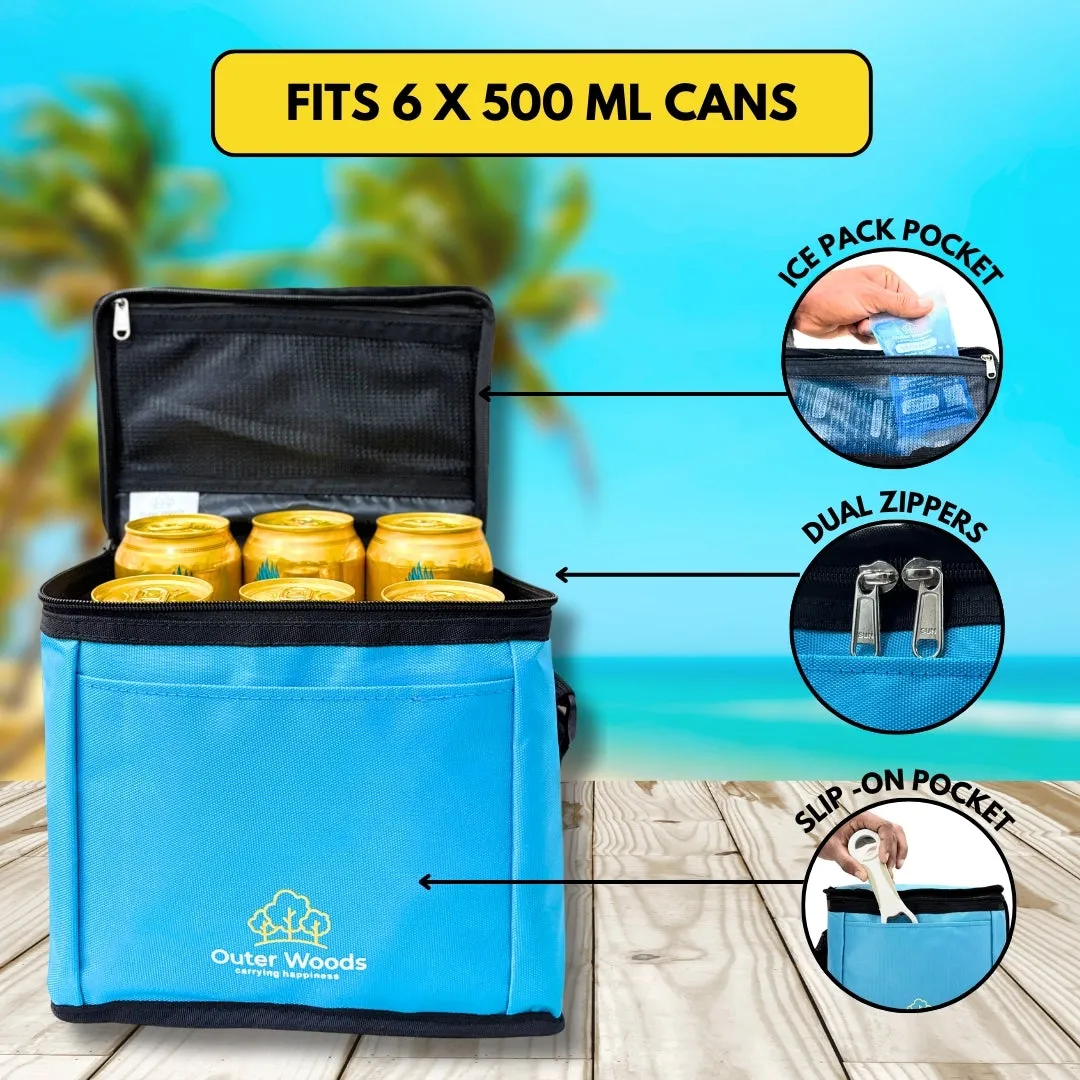 Outer Woods Insulated 6 Can Cooler Bag