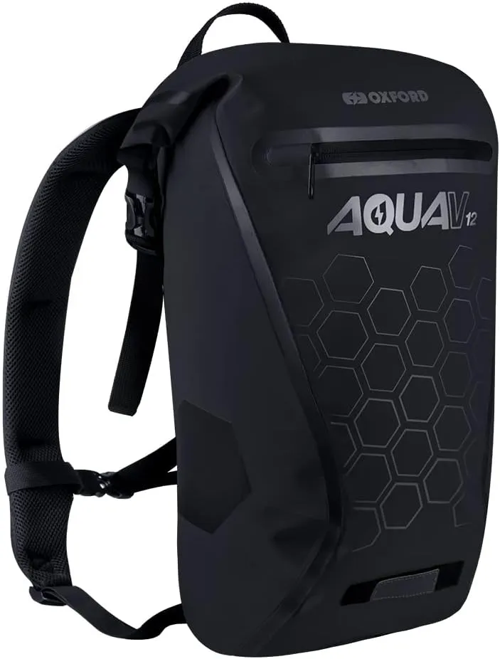 Oxford Aqua Backpack - Waterproof Cycle Rucksack with Reflective Details for High-Visibility