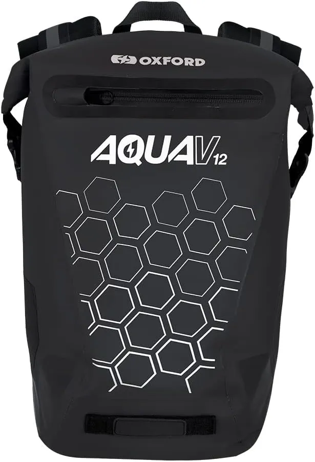 Oxford Aqua Backpack - Waterproof Cycle Rucksack with Reflective Details for High-Visibility