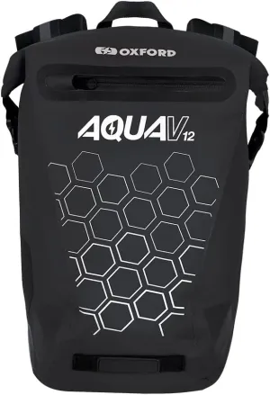 Oxford Aqua Backpack - Waterproof Cycle Rucksack with Reflective Details for High-Visibility