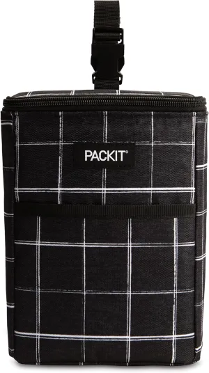 PackIt Freezable Double Bottle Bag, Built with EcoFreeze Technology, Antimicrobial lining, Collapsible, Reusable, Zip Closure, Buckle Handle, Perfect for Breastmilk and Formula On the Go