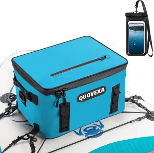 Paddle Board Cooler Bag, Sup Cooler, Coolers Deck Bag with 4 Pockets, Kayak Cooler Fits 30 Cans, Deck Coolers Bag for Paddleboard, Paddle Board Accessories with Phone Pouch