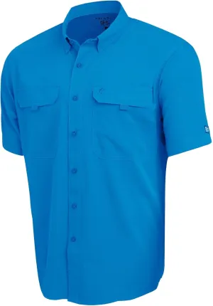 PELAGIC Men's Keys Guide Fishing Shirt, Short Sleeve, UPF 50  Protection, Ventilated and Lightweight
