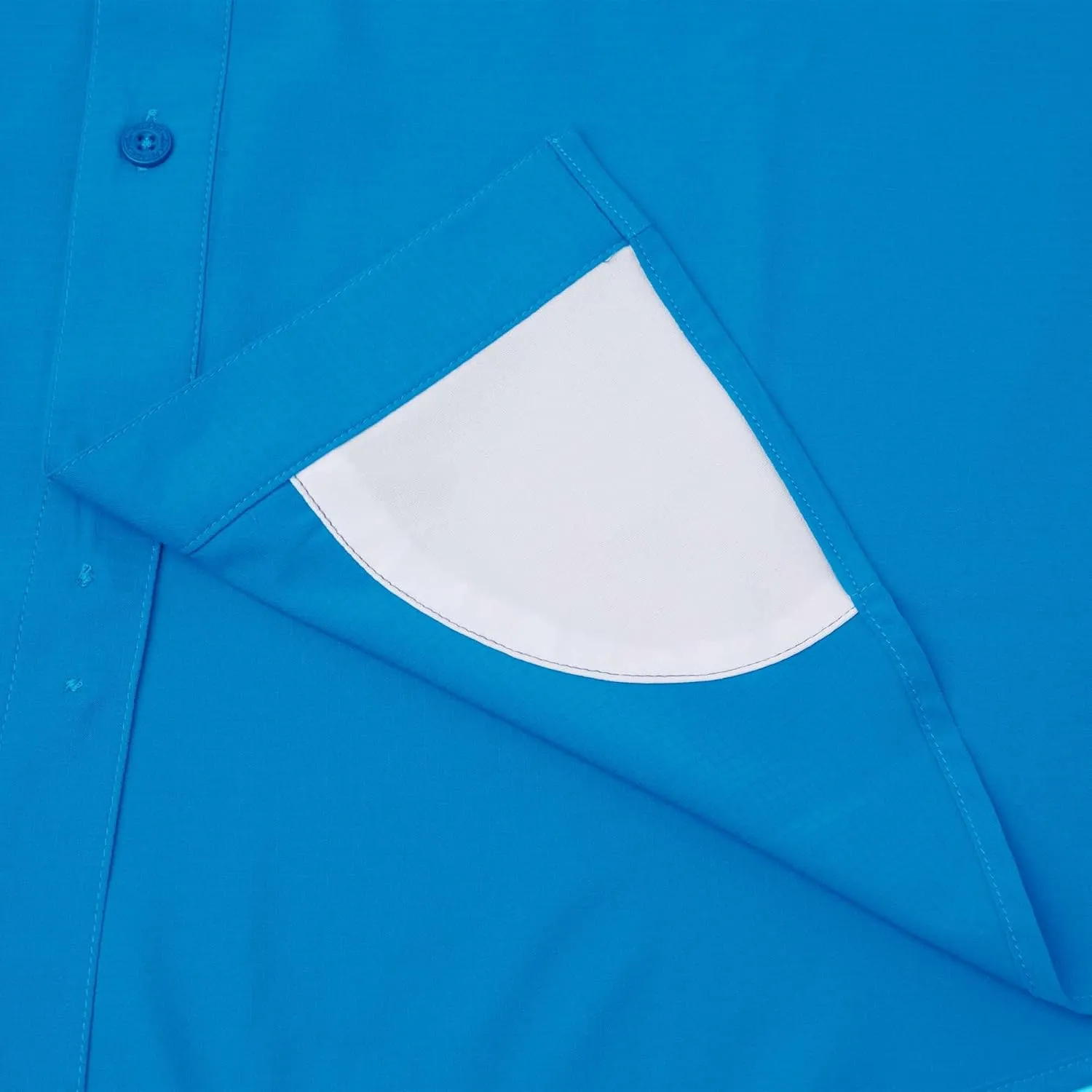 PELAGIC Men's Keys Guide Fishing Shirt, Short Sleeve, UPF 50  Protection, Ventilated and Lightweight