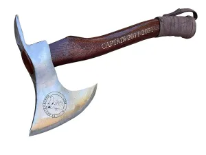 Personalized axe, axe with engraved logo, viking axe, medieval axe, camping, hiking, hunting, men's gifts, iron gift for him, chopping axe, gifts for men, manly iron gifts