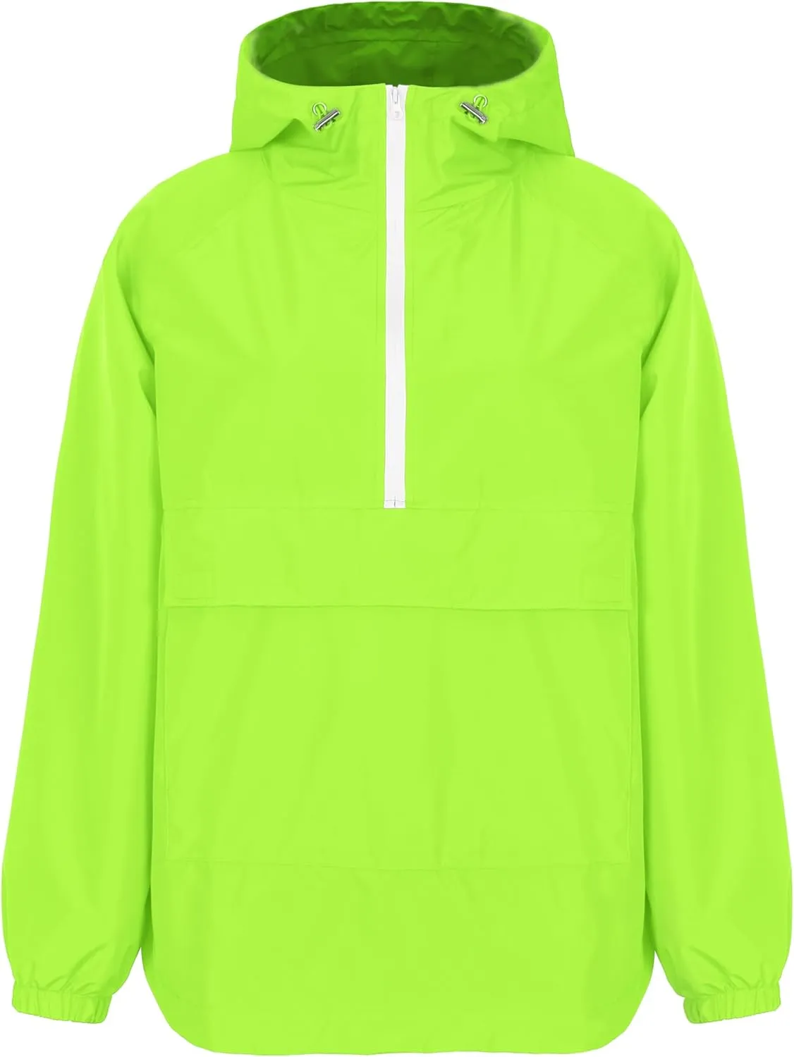 PESION Womens Packable Waterproof Raincoat Lightweight Rain Jacket, Running Cycling Hiking Windbreaker Pullover Jackets