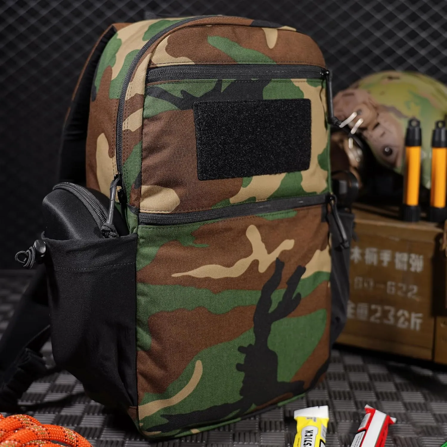 PETAC GEAR 14L Daypack Outdoor EDC Backpack Lightweight Tactical Range Pack Travel Hiking waterproof Daypacks (WL)