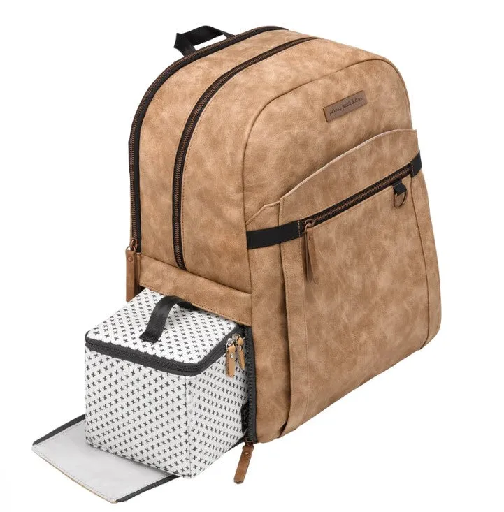 Petunia Pickle Bottom 2-in-1 Provisions Breast Pump & Diaper Bag Backpack in Brioche