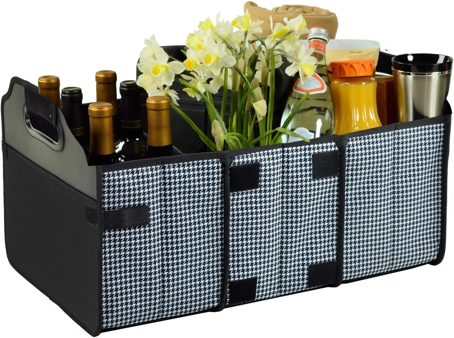 Picnic at Ascot 3 Section Folding Trunk Organizer- Designed & Quality Approved in the USA