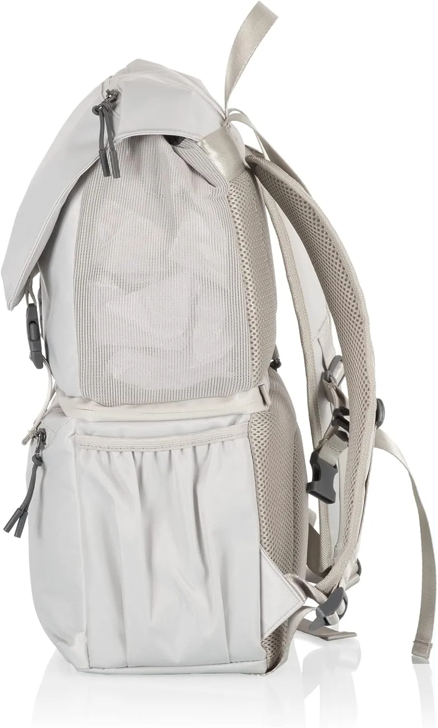 PICNIC TIME Disney Minnie Mouse Tarana Backpack Cooler made with Recycled Material, Soft Cooler Backpack, Cooler Bag, (Halo Gray)