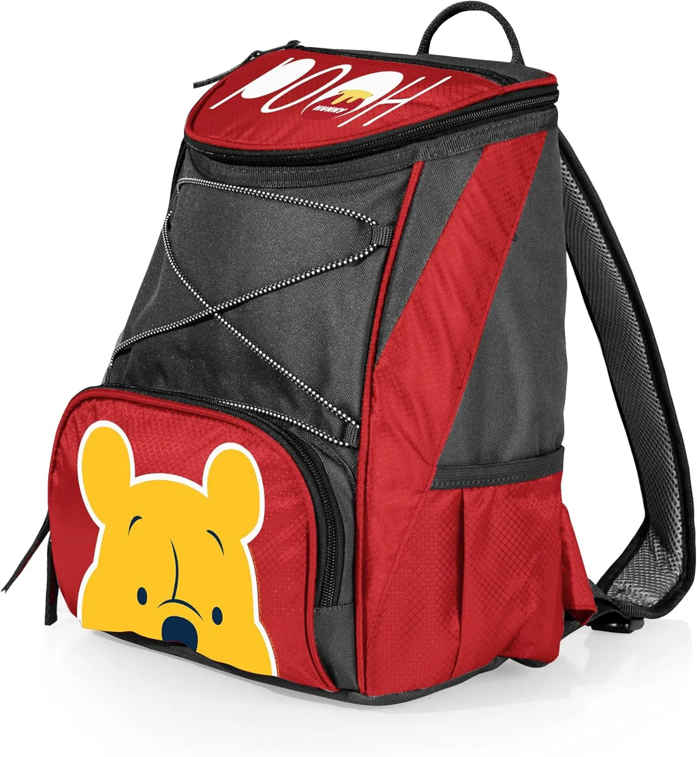 PICNIC TIME Disney Winnie The Pooh PTX Backpack Cooler, Soft Cooler Backpack, Insulated Lunch Bag, (Red with Gray Accents)