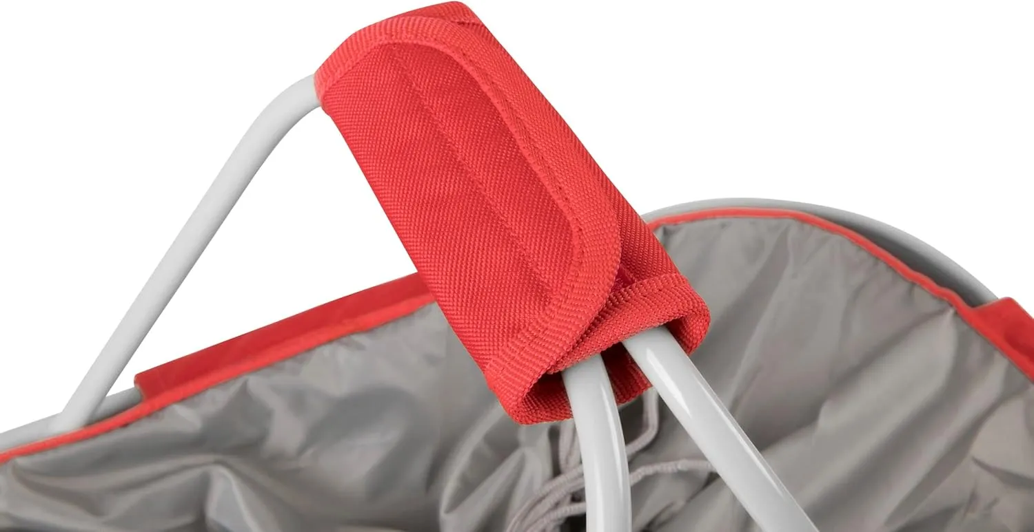 PICNIC TIME Metro Shopping Basket, Insulated Picnic Basket, Collapsible Market Basket, Utility Tote Cooler Bag