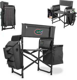 PICNIC TIME NCAA Florida Gators Fusion Camping Chair with Side Table and Soft Cooler - Beach Chair for Adults - Lawn Chair