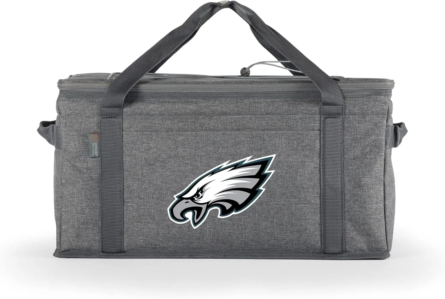 PICNIC TIME NFL 64 Can Collapsible Cooler, Large Insulated Soft Cooler Bag, Portable Beach Cooler with Shoulder Strap, (Heathered Gray)