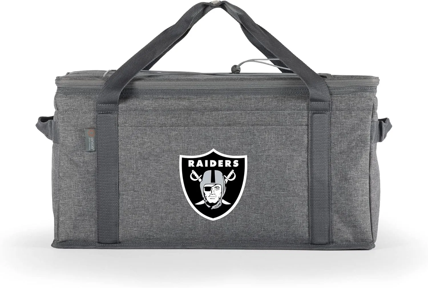 PICNIC TIME NFL 64 Can Collapsible Cooler, Large Insulated Soft Cooler Bag, Portable Beach Cooler with Shoulder Strap, (Heathered Gray)