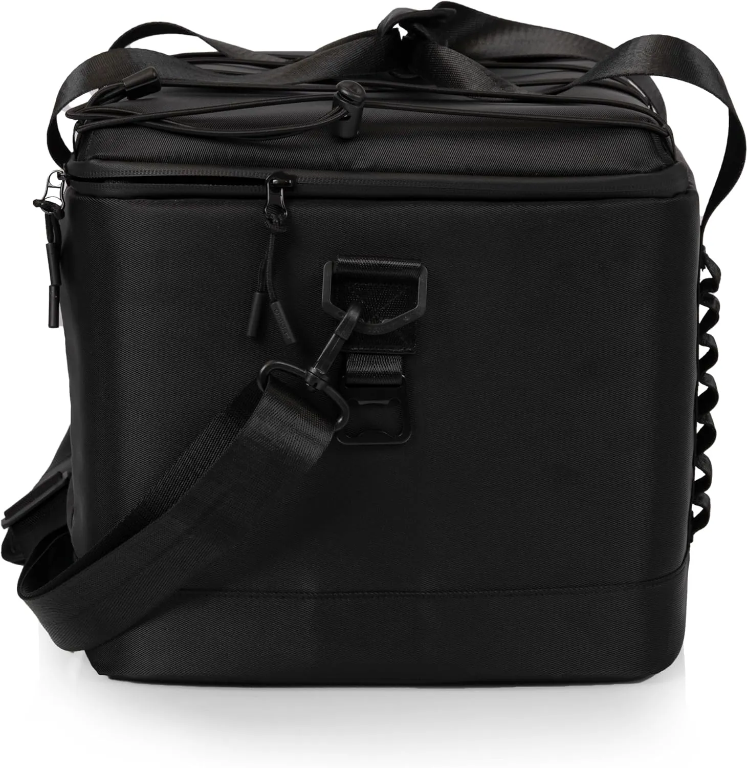 PICNIC TIME Tarana Superthick Cooler Bag with Removable Shoulder Strap, 24 Can Insulated Soft Cooler, Beach Cooler, Insulated Camping Cooler, Picnic Cooler, (Black)