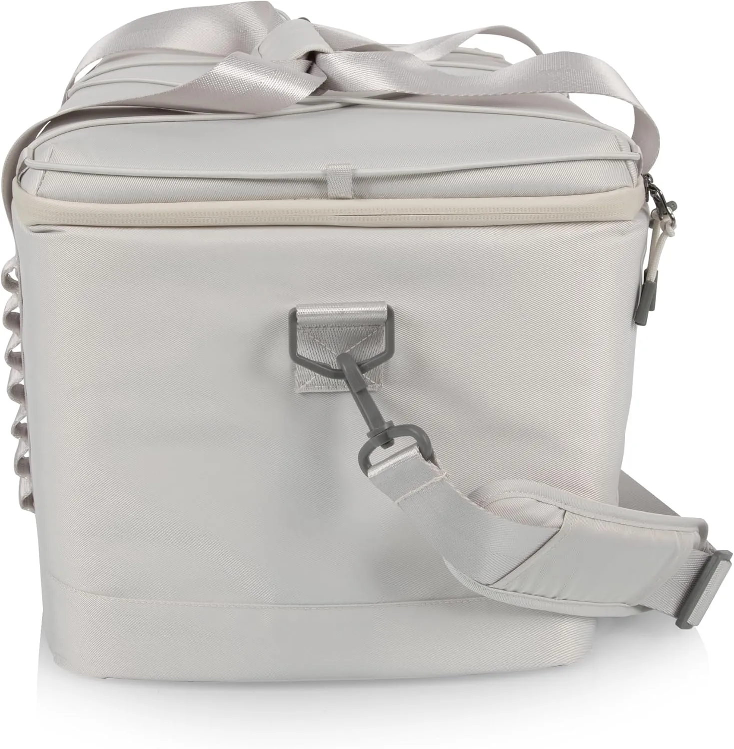 PICNIC TIME Tarana Superthick Cooler Bag with Removable Shoulder Strap, 24 Can Insulated Soft Cooler, Insulated Camping Cooler, Picnic Cooler, (Halo Gray)