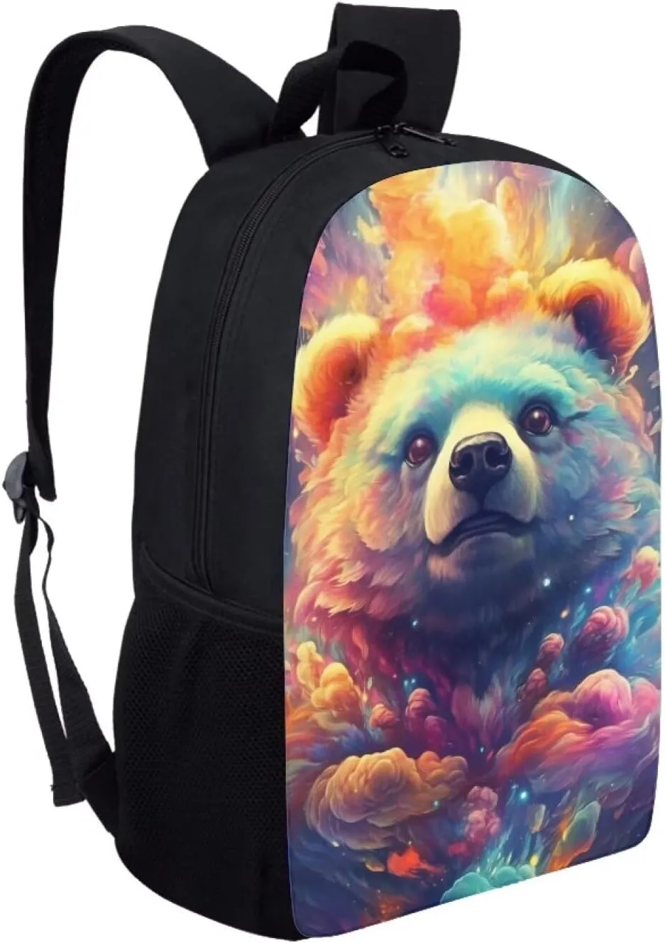 PinUp Angel Cool Bear School Backpack For Boys Girls 16 Inch Animal School Bag Rucksack Backpack 16 Inch Large Capacity School Bags Rucksack
