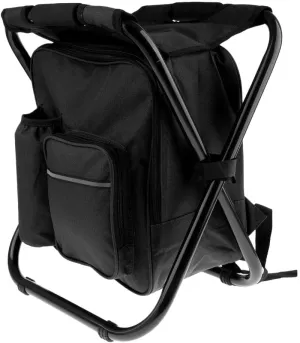 pistro Fishing Folding Stool Chair with Insulated Cooler Backpack