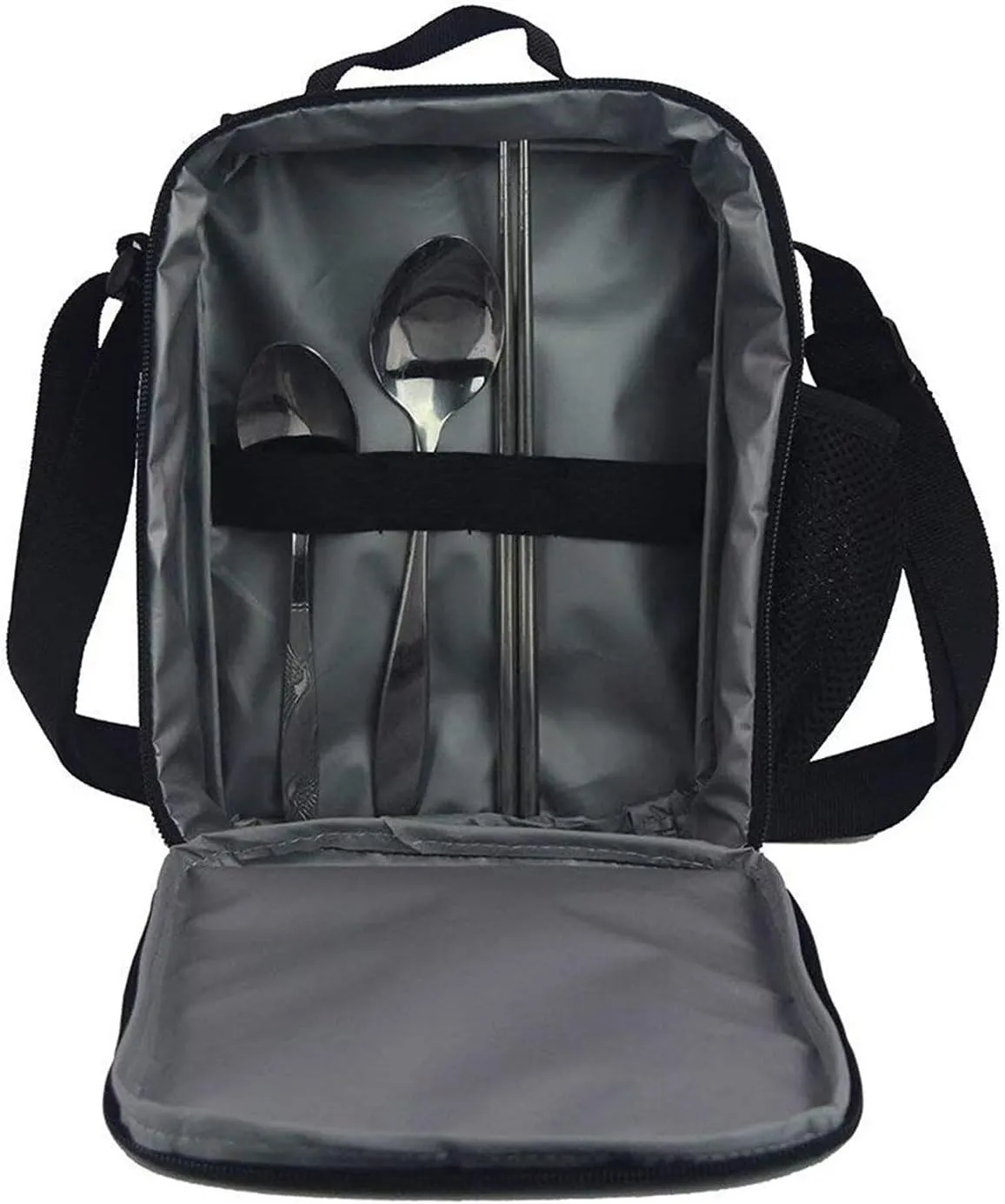 Poceacles 4 Pieces Backpack Sets for Girls Boys, Including Sport Style Rucksack Pencil Case Lunch Box Bag Bottle Sleeve for Primary Junior High School, Travel, Picnic, American Football Water Flame