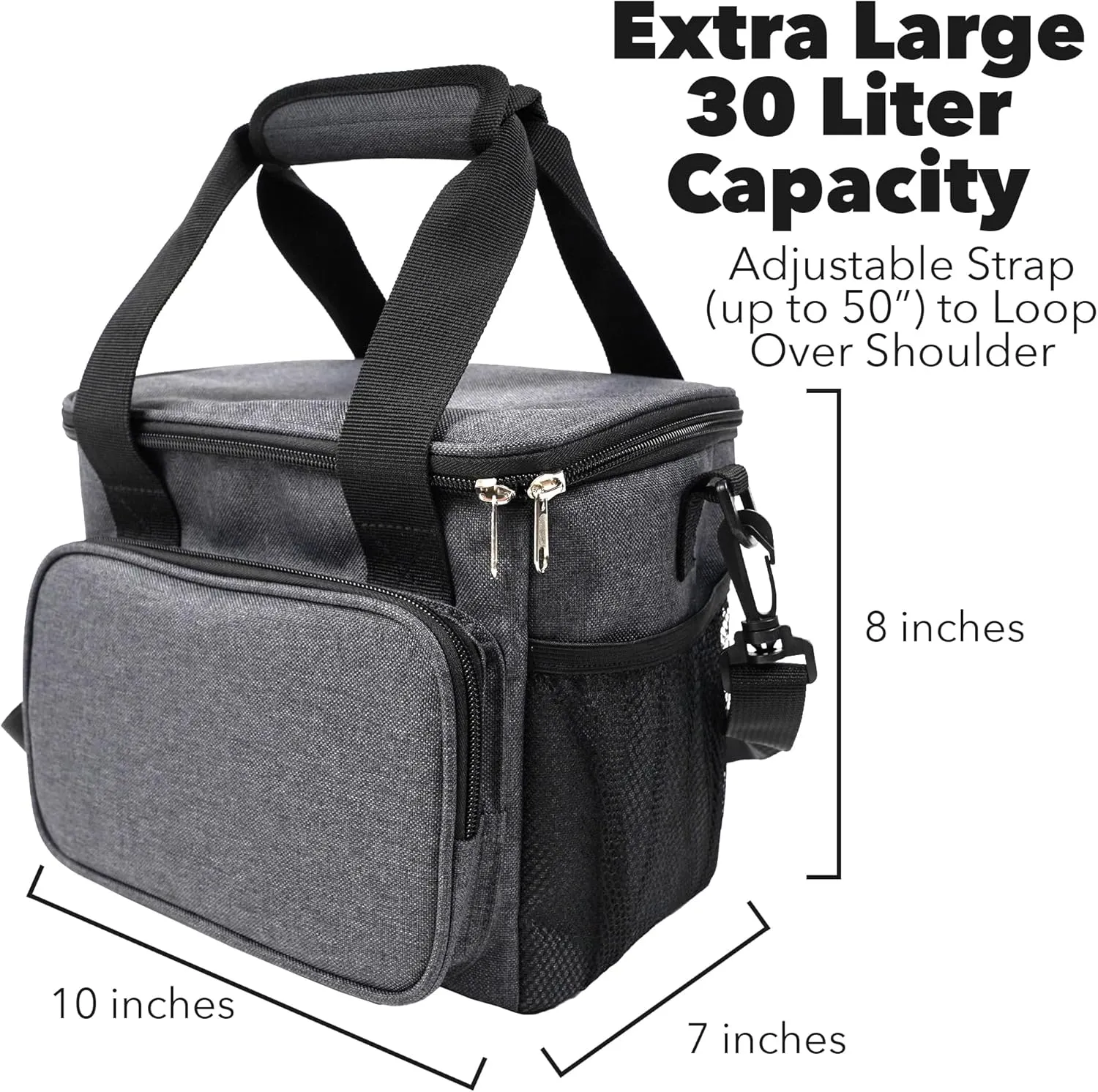 Popfunk Lord of the Rings Tree Of Gondor Soft Insulated Cooler Bag, Large Lunch Bag, Lightweight, Thermal and Reusable for Office, Picnic, Beach