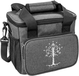 Popfunk Lord of the Rings Tree Of Gondor Soft Insulated Cooler Bag, Large Lunch Bag, Lightweight, Thermal and Reusable for Office, Picnic, Beach