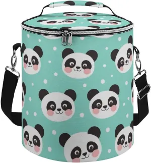 Portable Collapsible Cooler Bags with Leak-Proof Liner, Small Camping Ice Chest