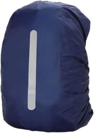 Portable Waterproof Backpack Rain Cover School Bag Satchel Protection Cover with Reflective Strips for Outdoor Camping Hiking