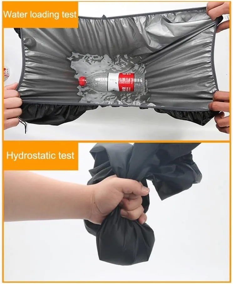Portable Waterproof Backpack Rain Cover School Bag Satchel Protection Cover with Reflective Strips for Outdoor Camping Hiking