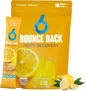Pre and Post Drinking Liver Support | Electrolyte   Vitamins and Mineral Hydration Packs | Perfect After a Night Out | Vacation and Travel Essential (16 Pack, Lemonade)