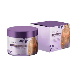 Purple Leaf Slimming Cream - Body Firming & Tightening Lotion for Waist Trimming, Curves Enhancement, Skin Nourishment | Tone & Sculpt