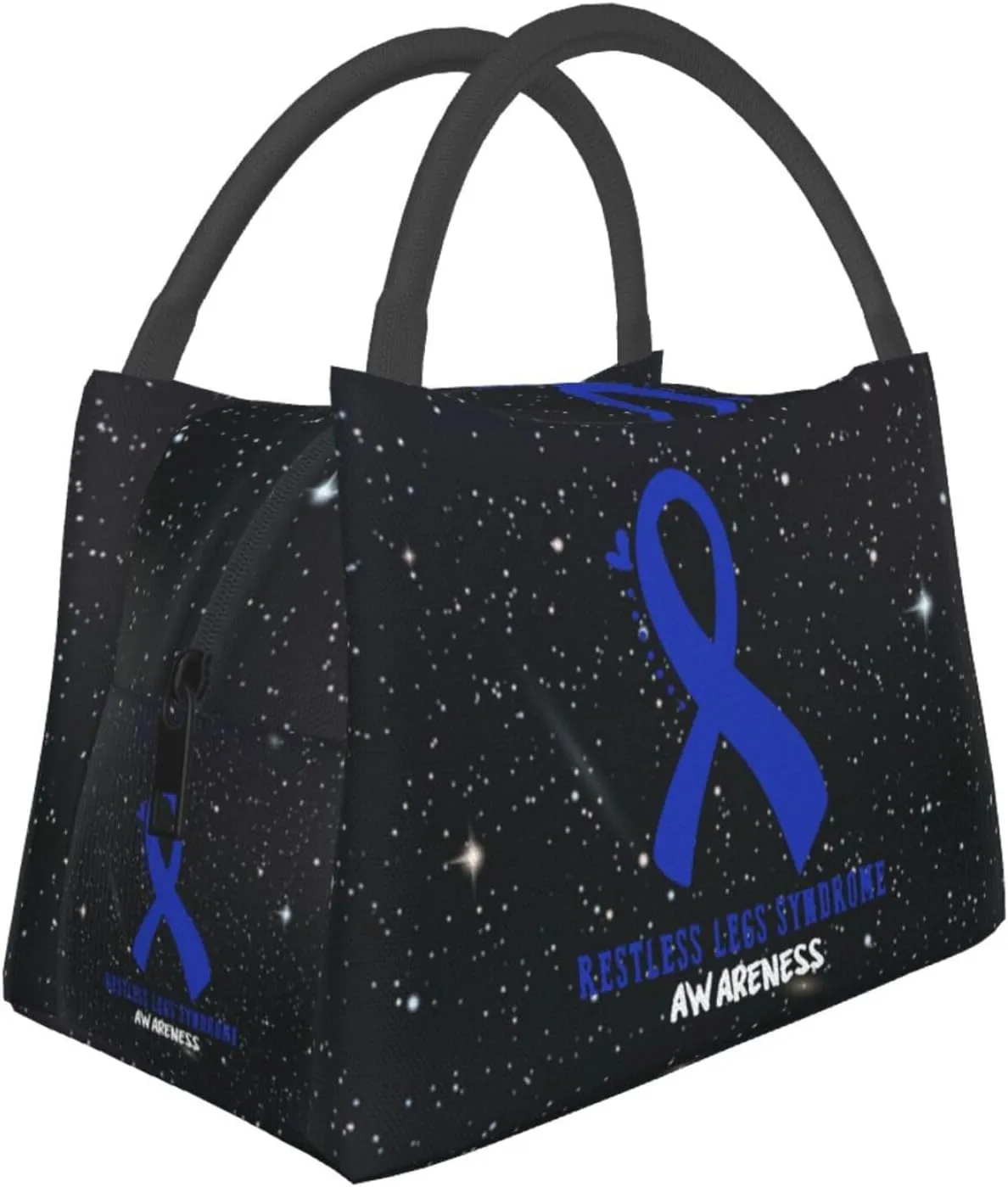 Restless Legs Syndrome Awareness Lunch Box Large Portable Collapsible Insulated Cooler Lunch Tote for Men Women28