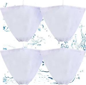 Riakrum 4 Pcs Pool Cleaner Fine Filter Bag Pool Spa Part Replacement Compatible with Aquabot Products 8114 Wheeled Aquabot Cleaners S2-40 S2-50 Pura 4X Pura 5X Pura S2-4x Pura S2-4xi Pura S2-5x