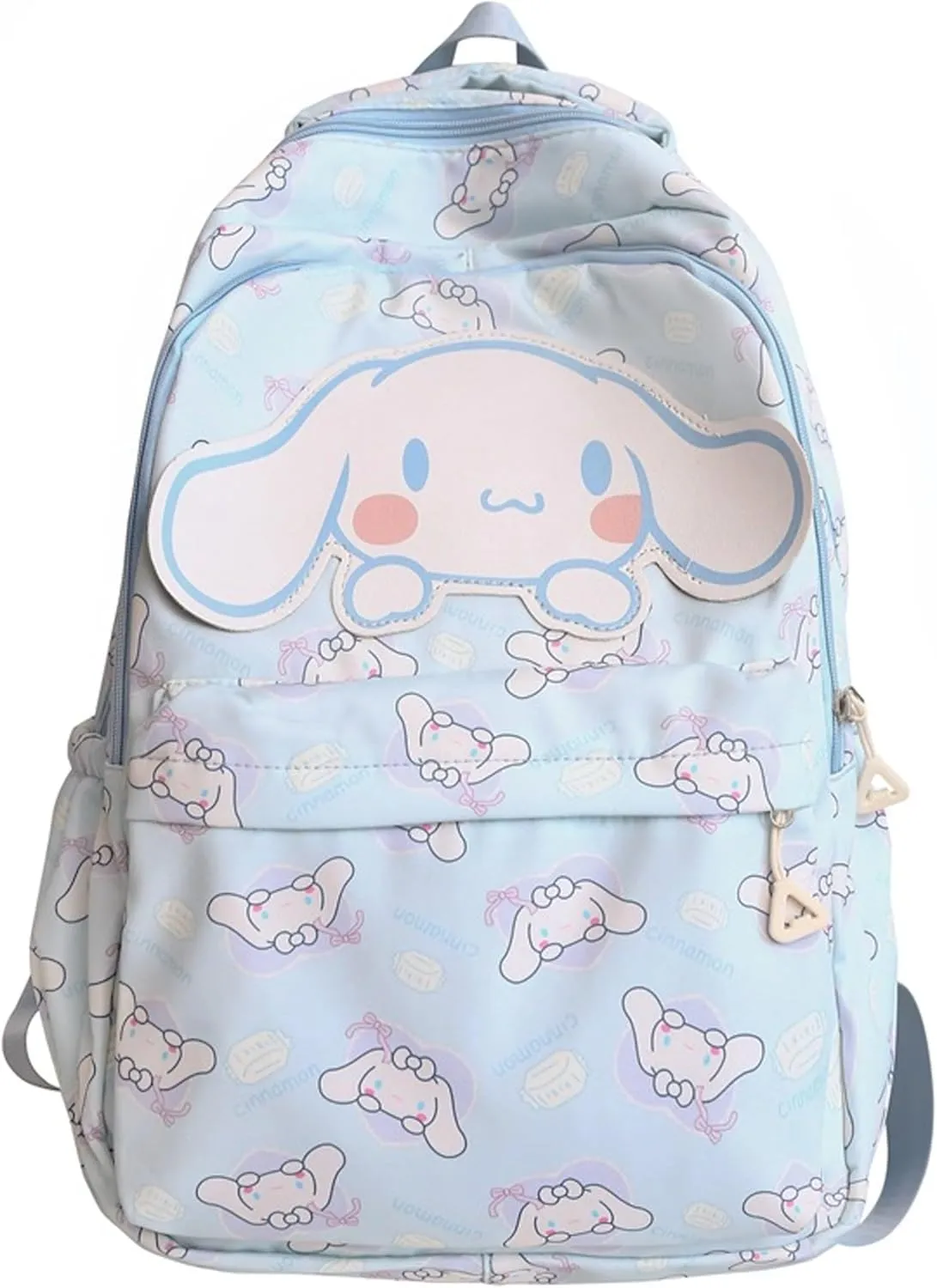 Roffatide Anime All Over Print Casual Backpack Laptop Backpack Travel Hiking Rucksack Blue