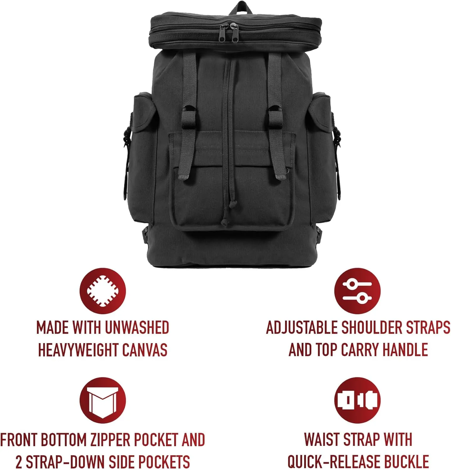 Rothco Canvas European Rucksack