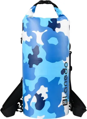 Round Barrel Collapsible Backpack Cooler, Waterproof Hands Free Cooler Bag, 24 Hours Cooling, Soft Sided Cooler, Portable Lightweight Travel Camping Beach Lunch Backpack for Men and Women