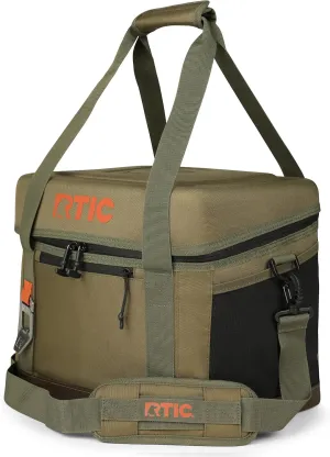 RTIC 28 Can Everyday Cooler, Soft Sided Portable Insulated Cooling for Lunch, Beach, Drink, Beverage, Travel, Camping, Picnic, for Men and Women