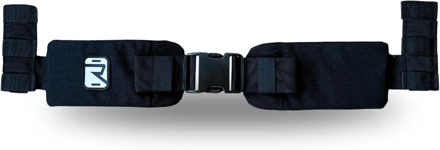 Rucking Hip Belt - Padded and Adjustable to Redistribute Weight for Improved Comfort on Long Rucks, Compatible with all RUCKERCISE Rucksacks MOLLE Webbing